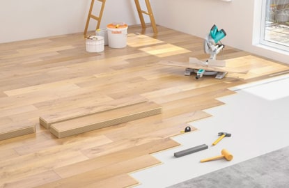 Pose de parquet